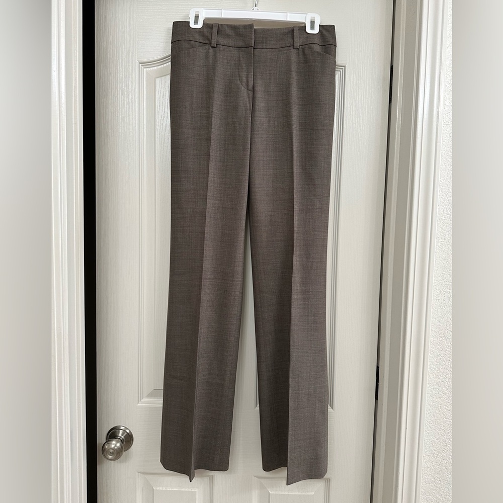 Ann Taylor Classic Taupe Women's Trousers, Lightweight 95% Wool